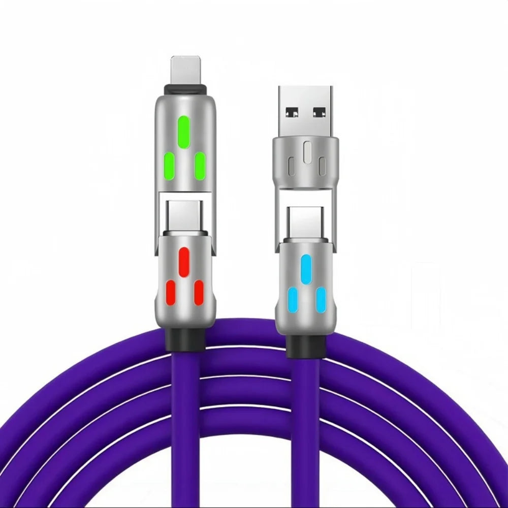 📲⚡4 in 1 Fast Charging Cable