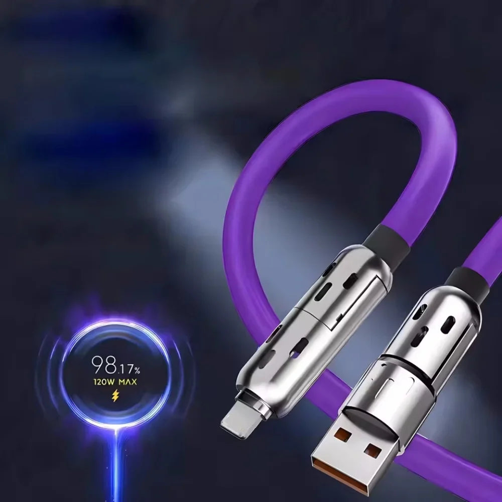 📲⚡4 in 1 Fast Charging Cable